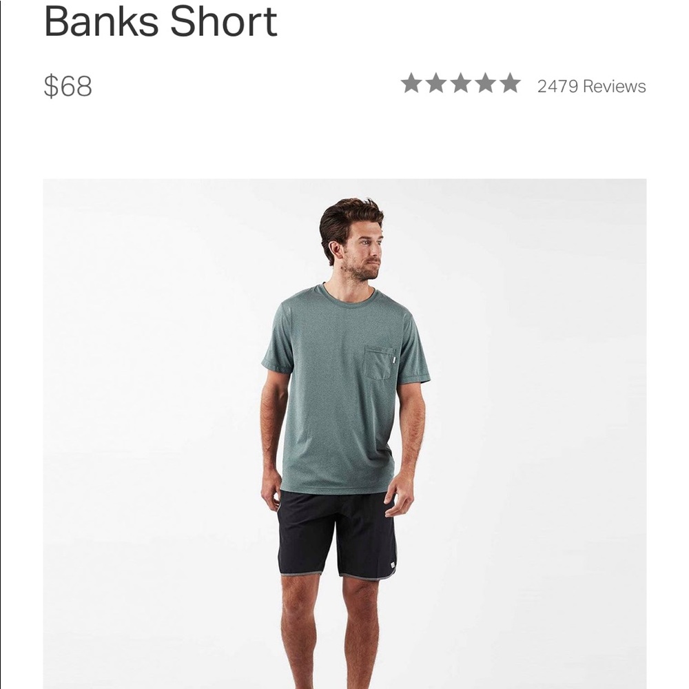Vuori Running Shorts - Men - Large